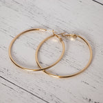 CLASSIC GOLD HOOP EARRINGS