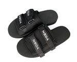 TECHNICAL SLIDES - BLACK WHITE (UNISEX)