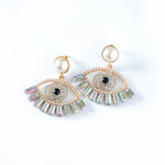NAZAR SNGL-SILVER DROP EARRINGS
