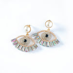 NAZAR SNGL-SILVER DROP EARRINGS